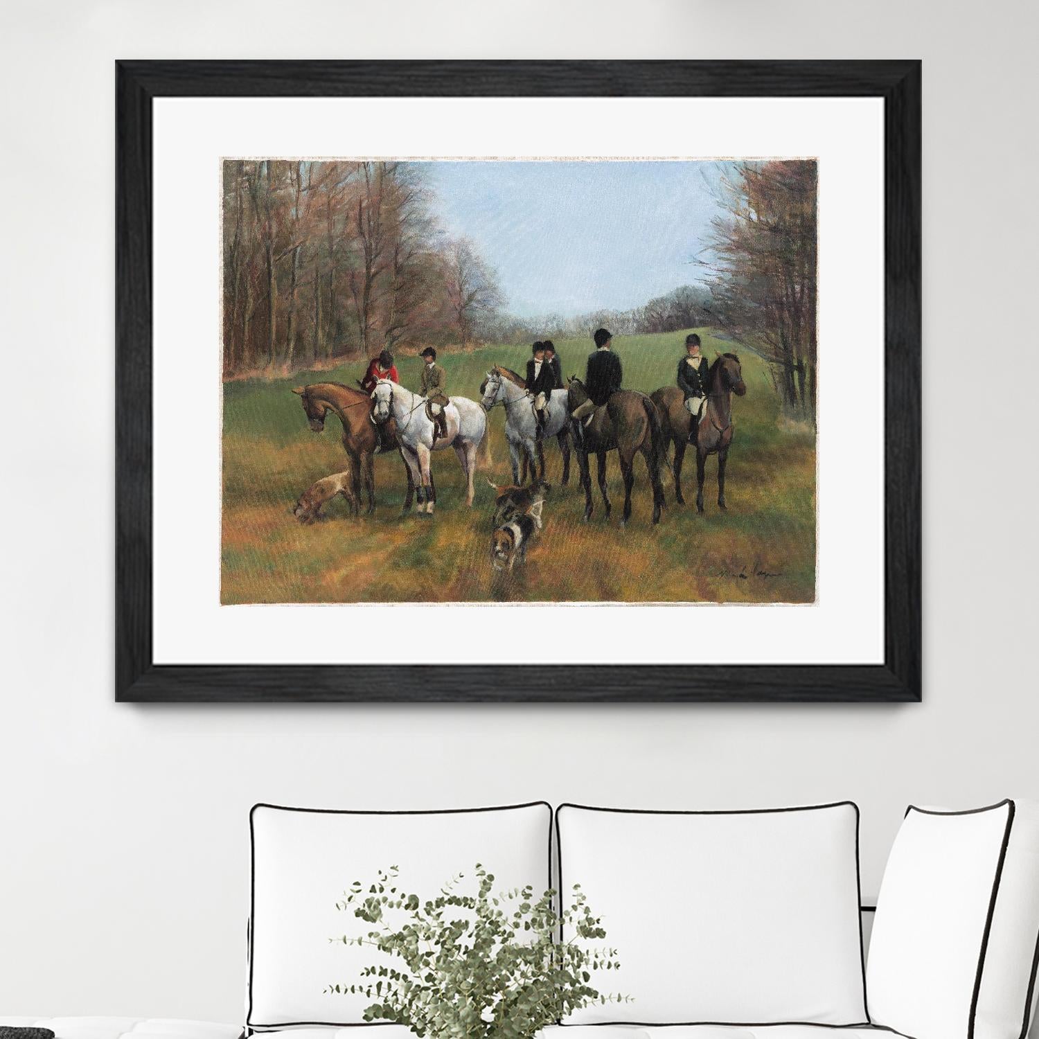 Morning in Millbrook by Albena Hristova on GIANT ART - multi sport beagles