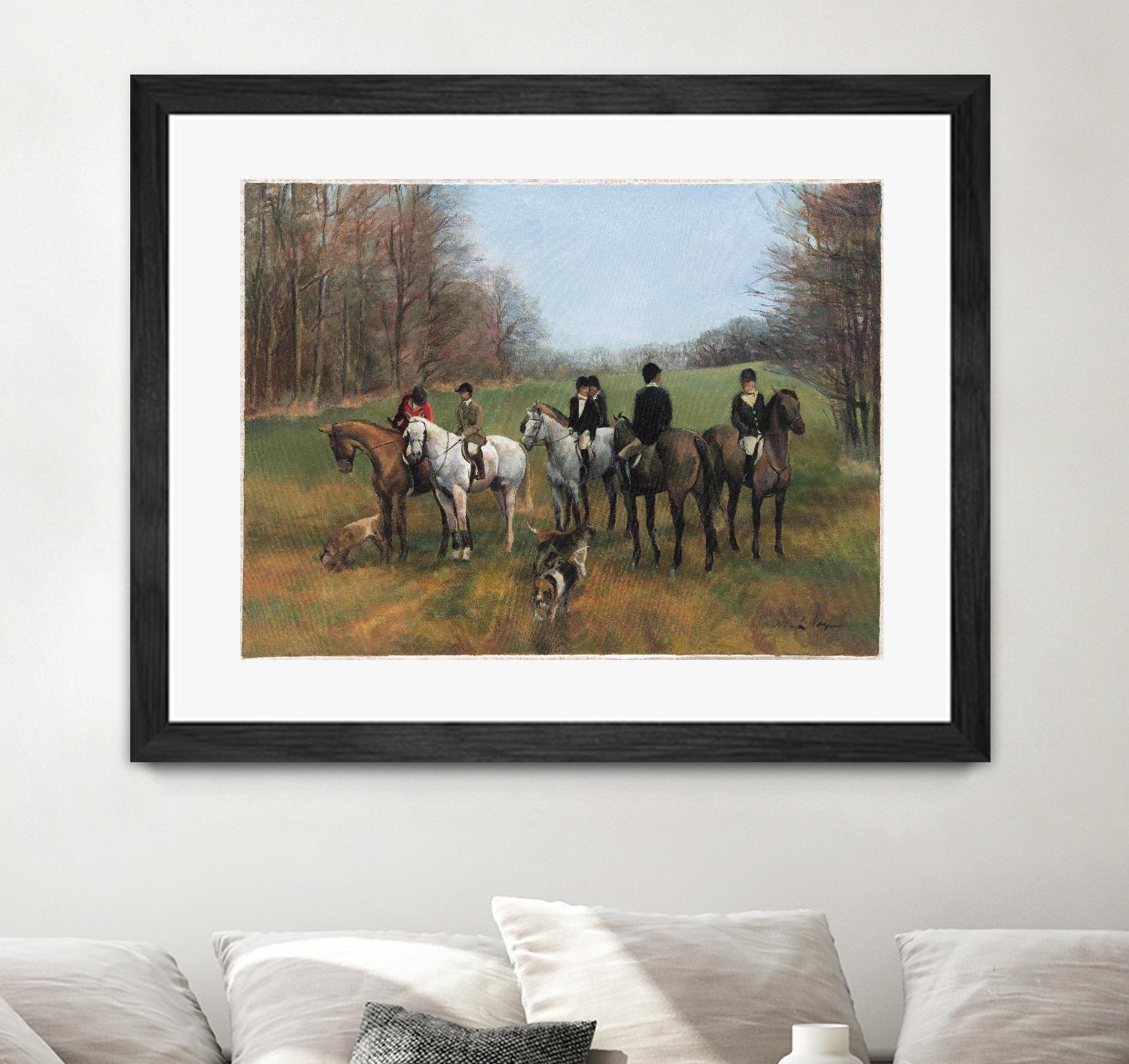 Morning in Millbrook by Albena Hristova on GIANT ART - multi sport beagles