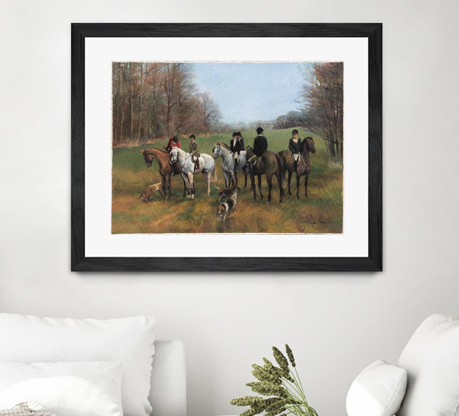 Morning in Millbrook by Albena Hristova on GIANT ART - multi sport beagles