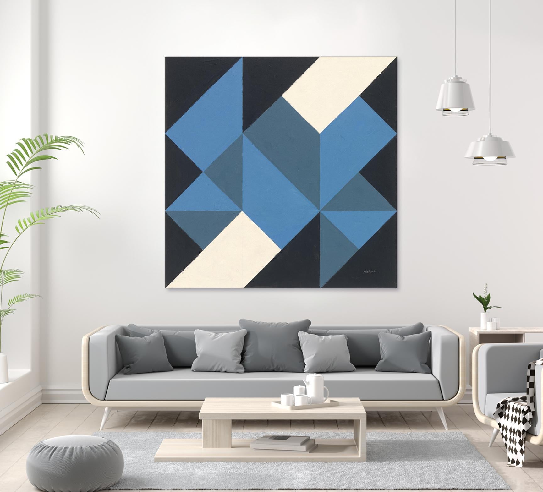 Triangles I by Mike Schick on GIANT ART - abstract abstract