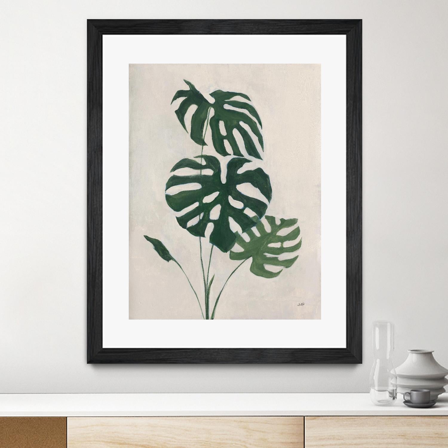 Palm Botanical I by Julia Purinton on GIANT ART - green tropical tropical