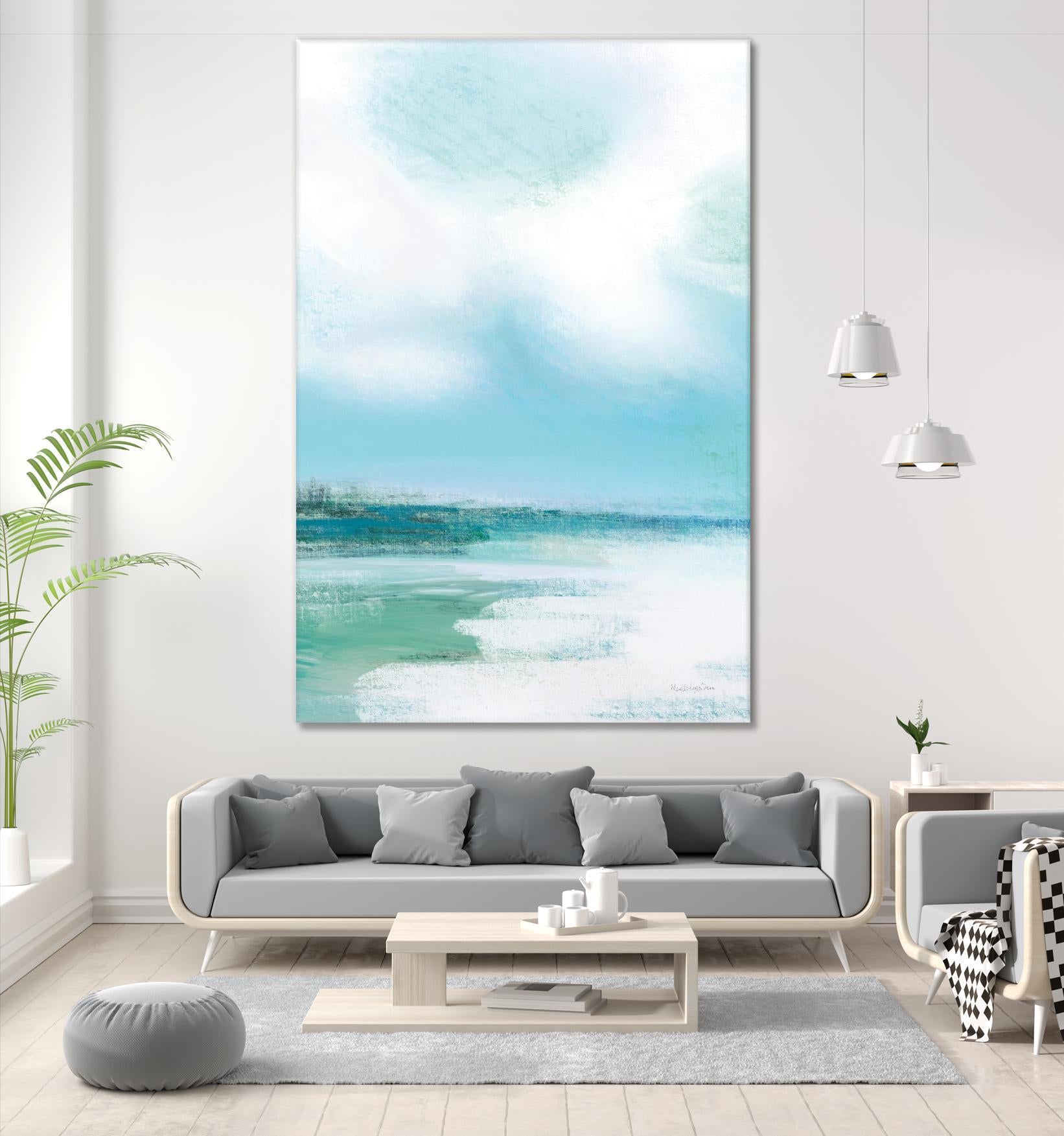 Morning Swim by Mercedes Lopez Charo on GIANT ART - abstract abstract