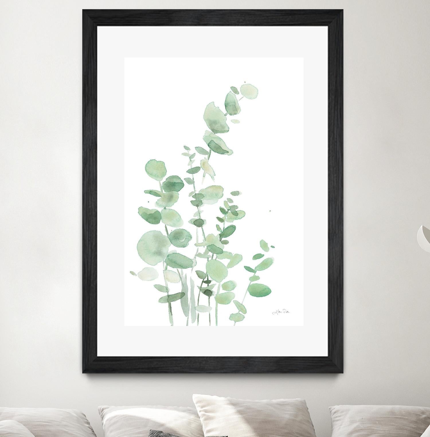 Eucalyptus I by Katrina Pete on GIANT ART - green plants & trees eucalyptus plants