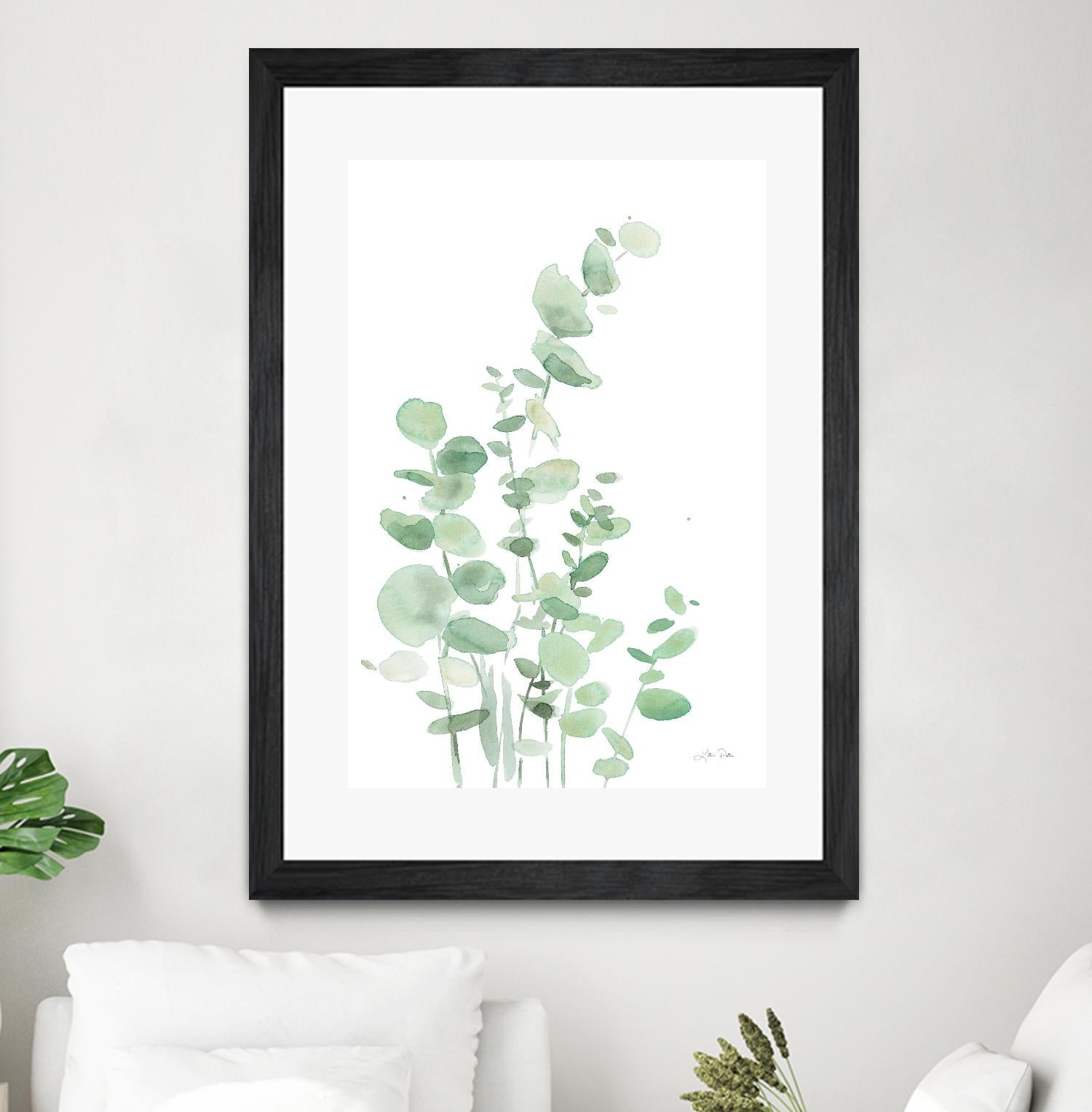 Eucalyptus I by Katrina Pete on GIANT ART - green plants & trees eucalyptus plants