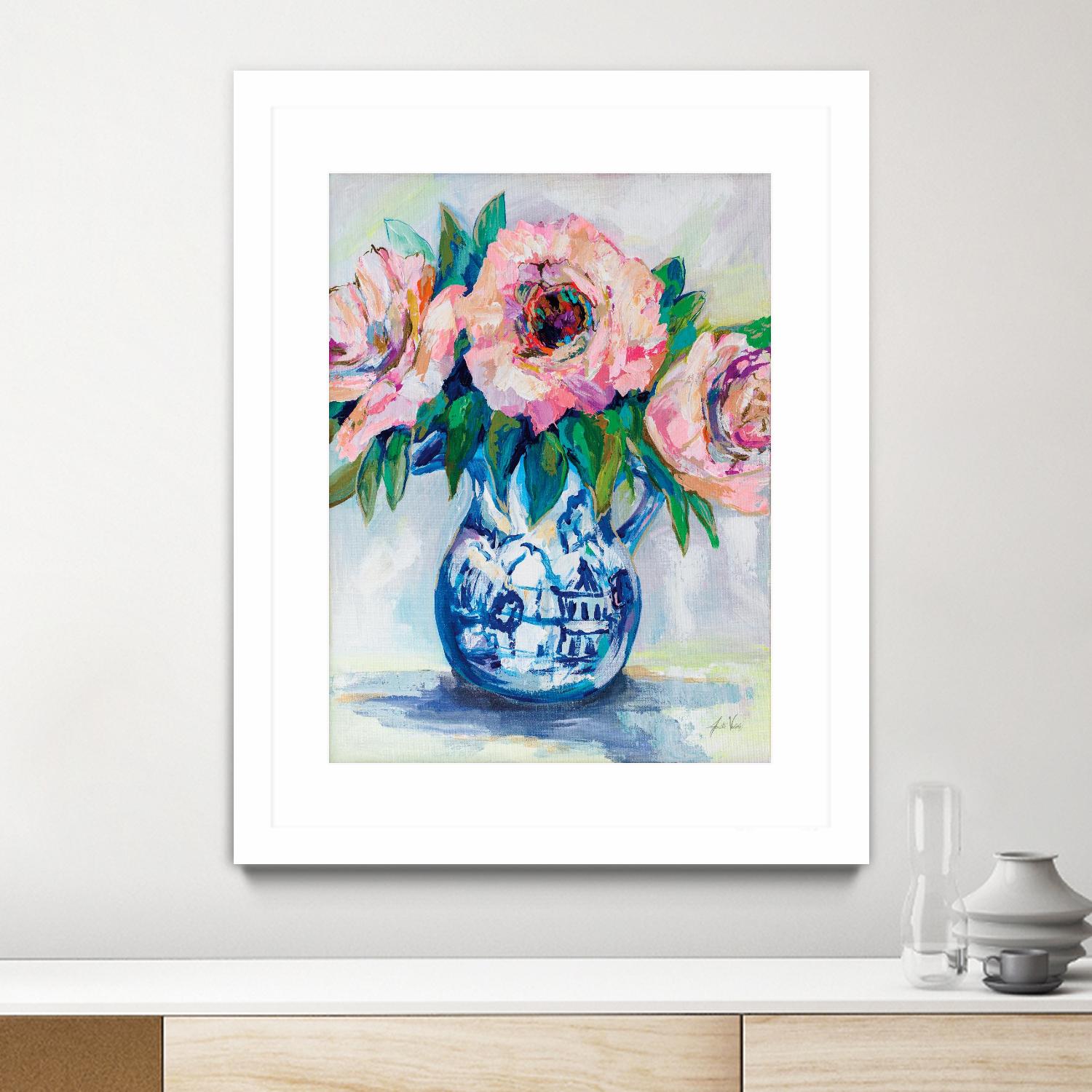 Sophisticated by Jeanette Vertentes on GIANT ART - pink botanical floral