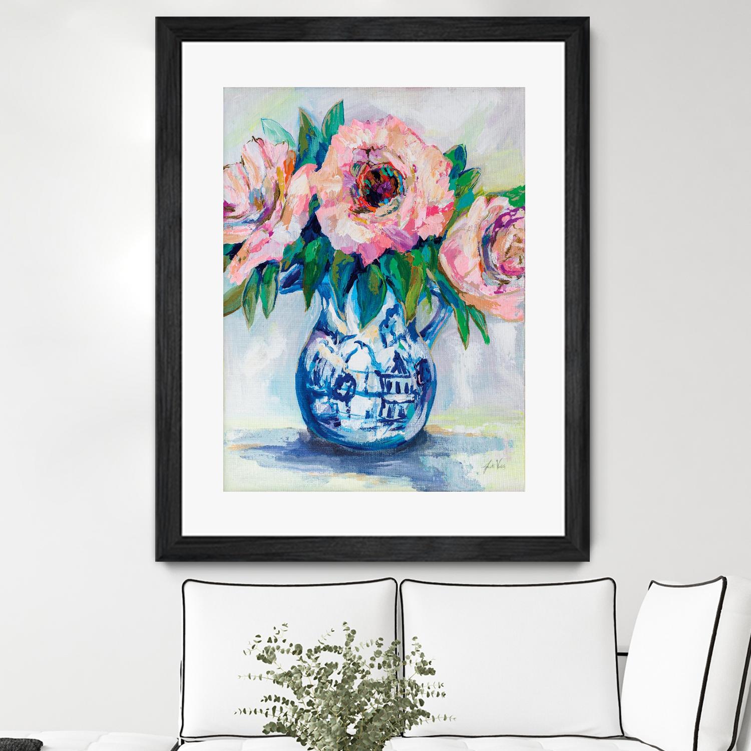 Sophisticated by Jeanette Vertentes on GIANT ART - pink botanical floral