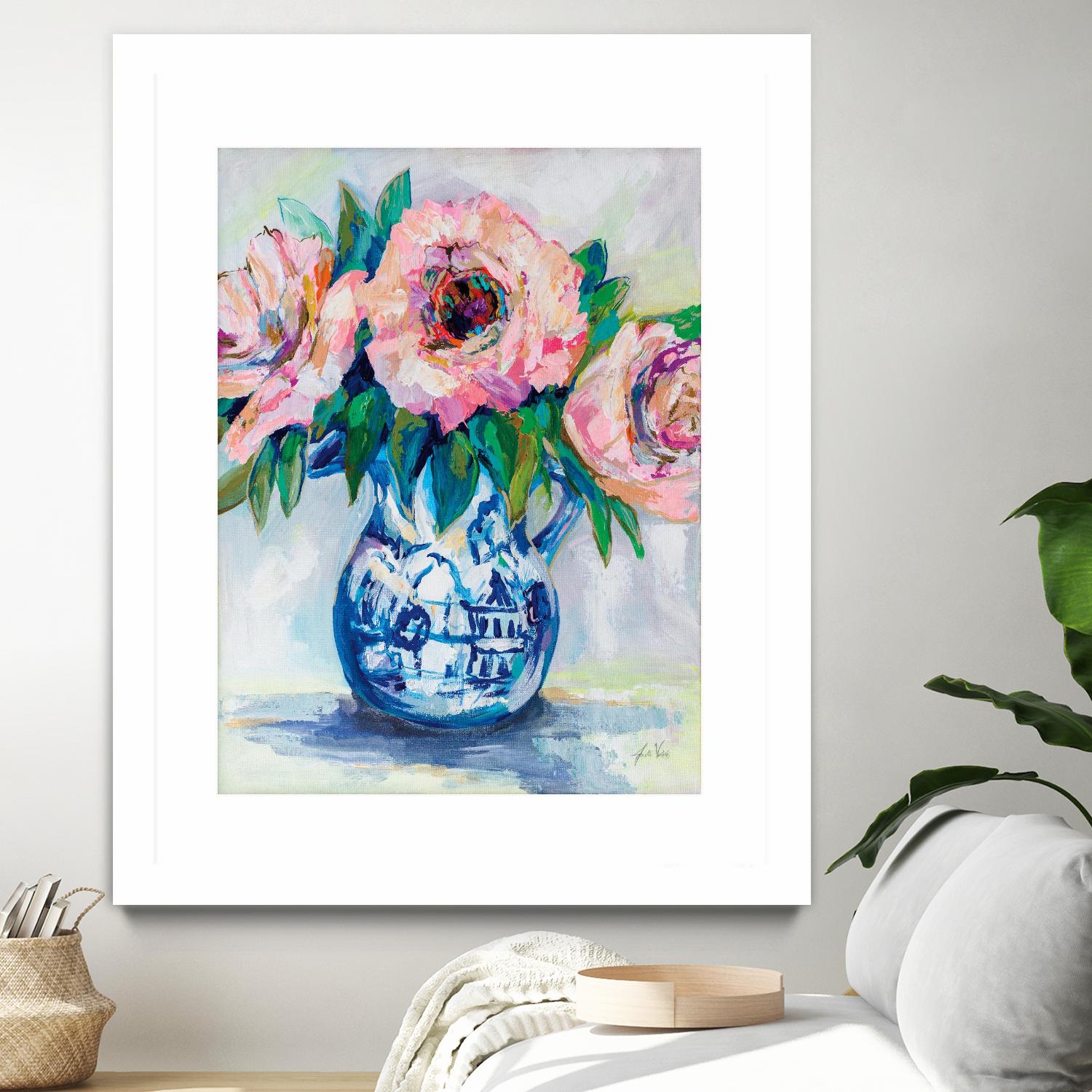 Sophisticated by Jeanette Vertentes on GIANT ART - pink botanical floral
