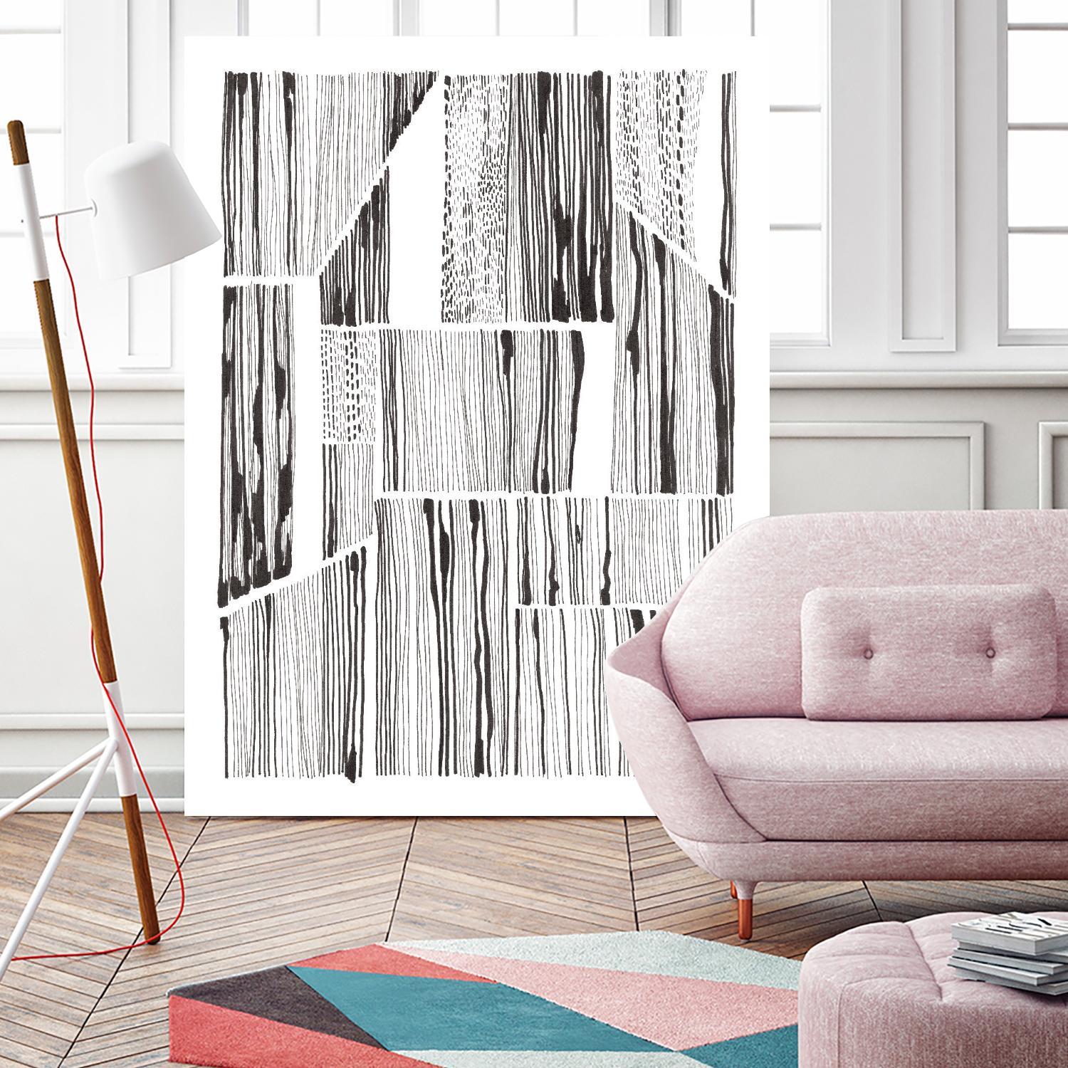 Lined Up III by Courtney Prahl on GIANT ART - abstract abstract