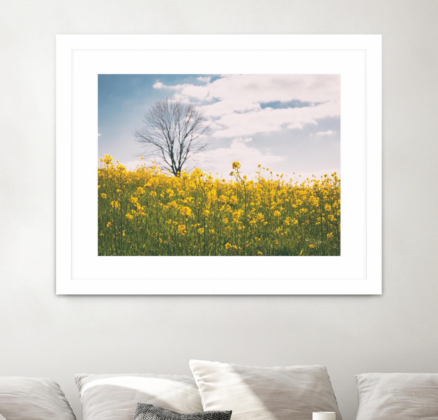 Spring Meadow by Aledanda on GIANT ART - blue flowers flowers