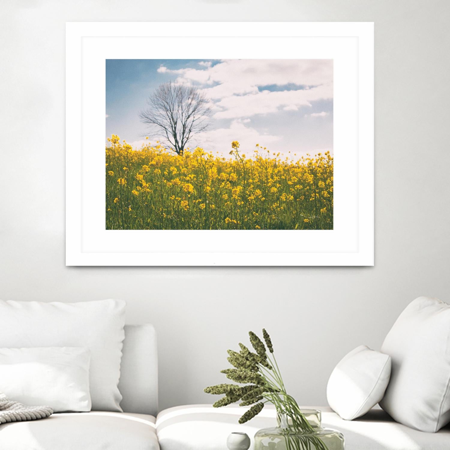 Spring Meadow by Aledanda on GIANT ART - blue flowers flowers