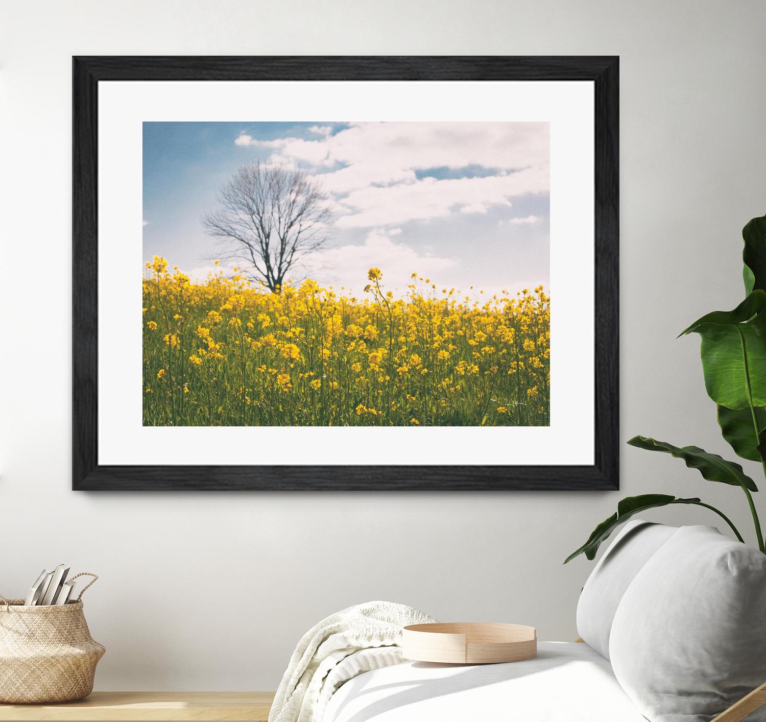 Spring Meadow by Aledanda on GIANT ART - blue flowers flowers