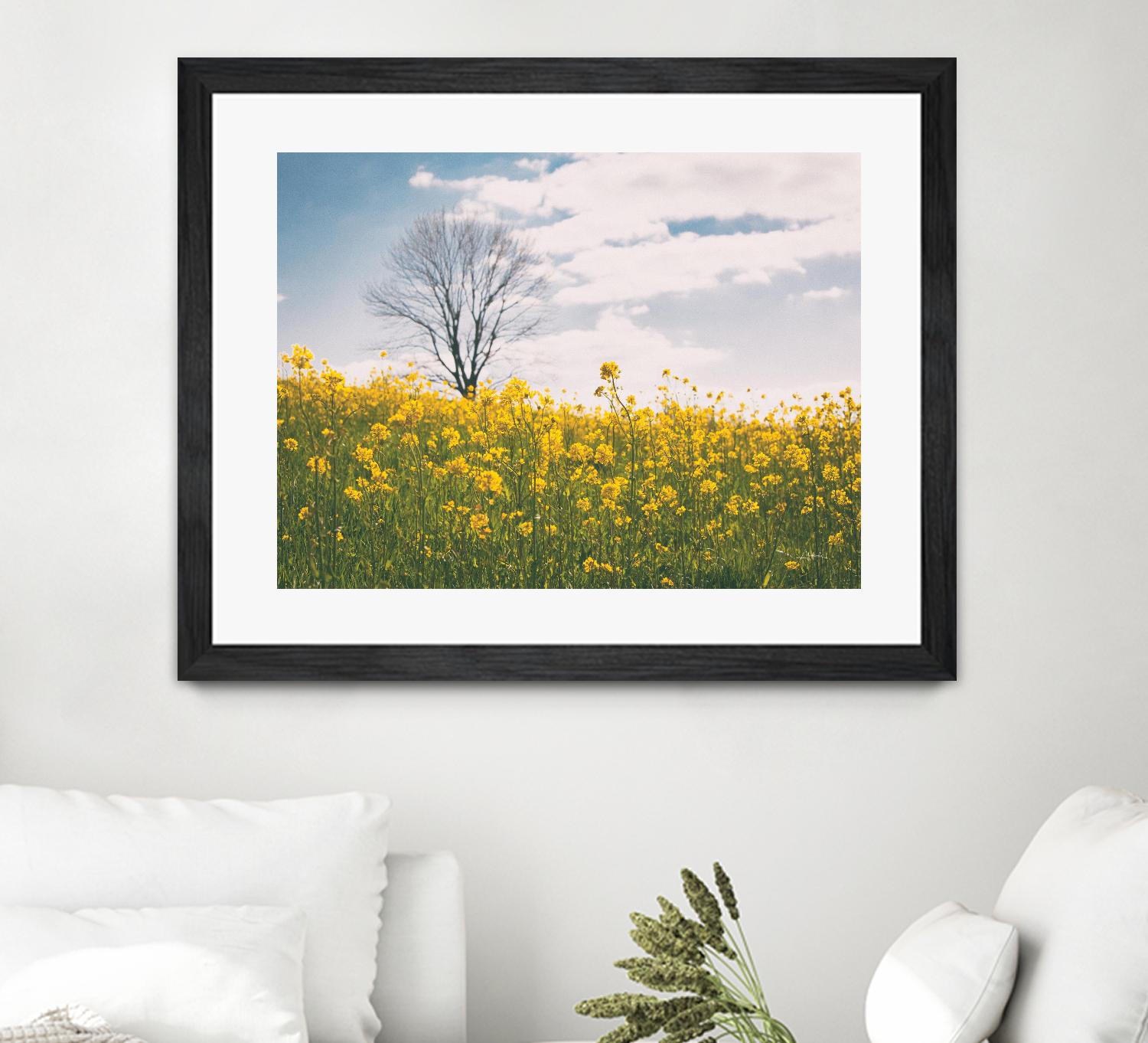 Spring Meadow by Aledanda on GIANT ART - blue flowers flowers