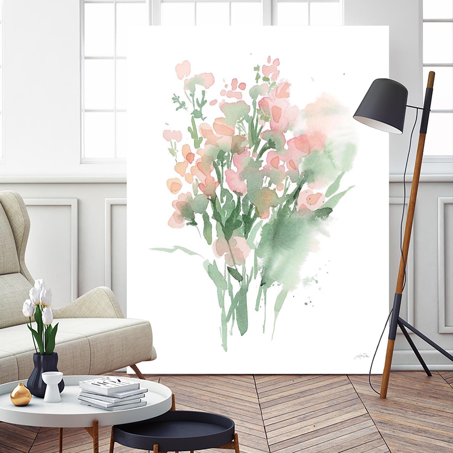 Vibrant Blooms II by Katrina Pete on GIANT ART - abstract abstract