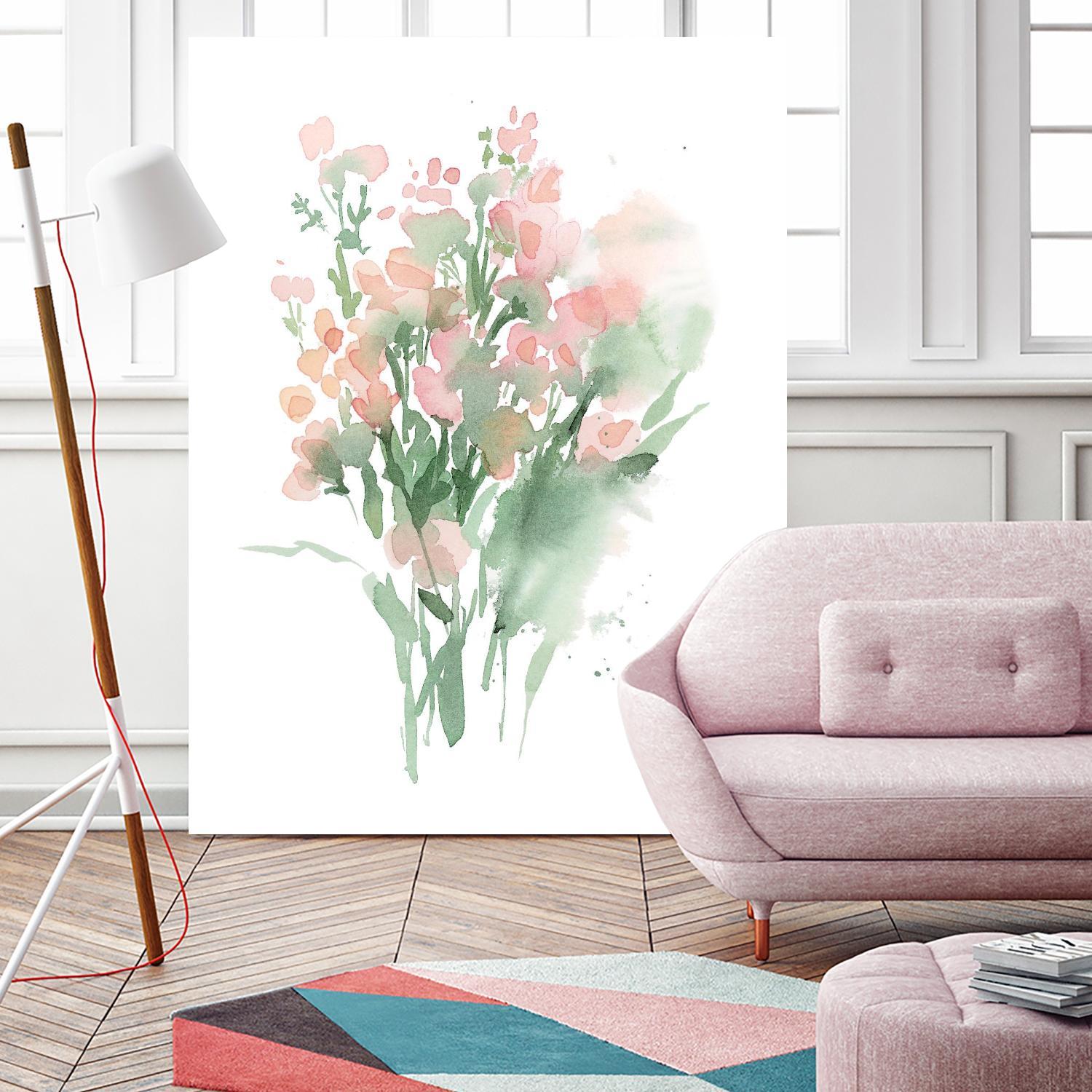 Vibrant Blooms II by Katrina Pete on GIANT ART - abstract abstract