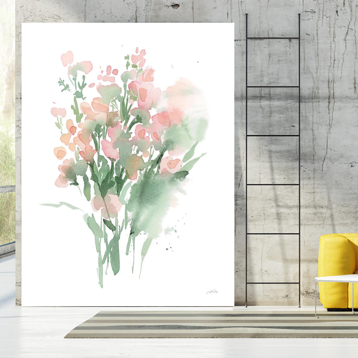 Vibrant Blooms II by Katrina Pete on GIANT ART - abstract abstract