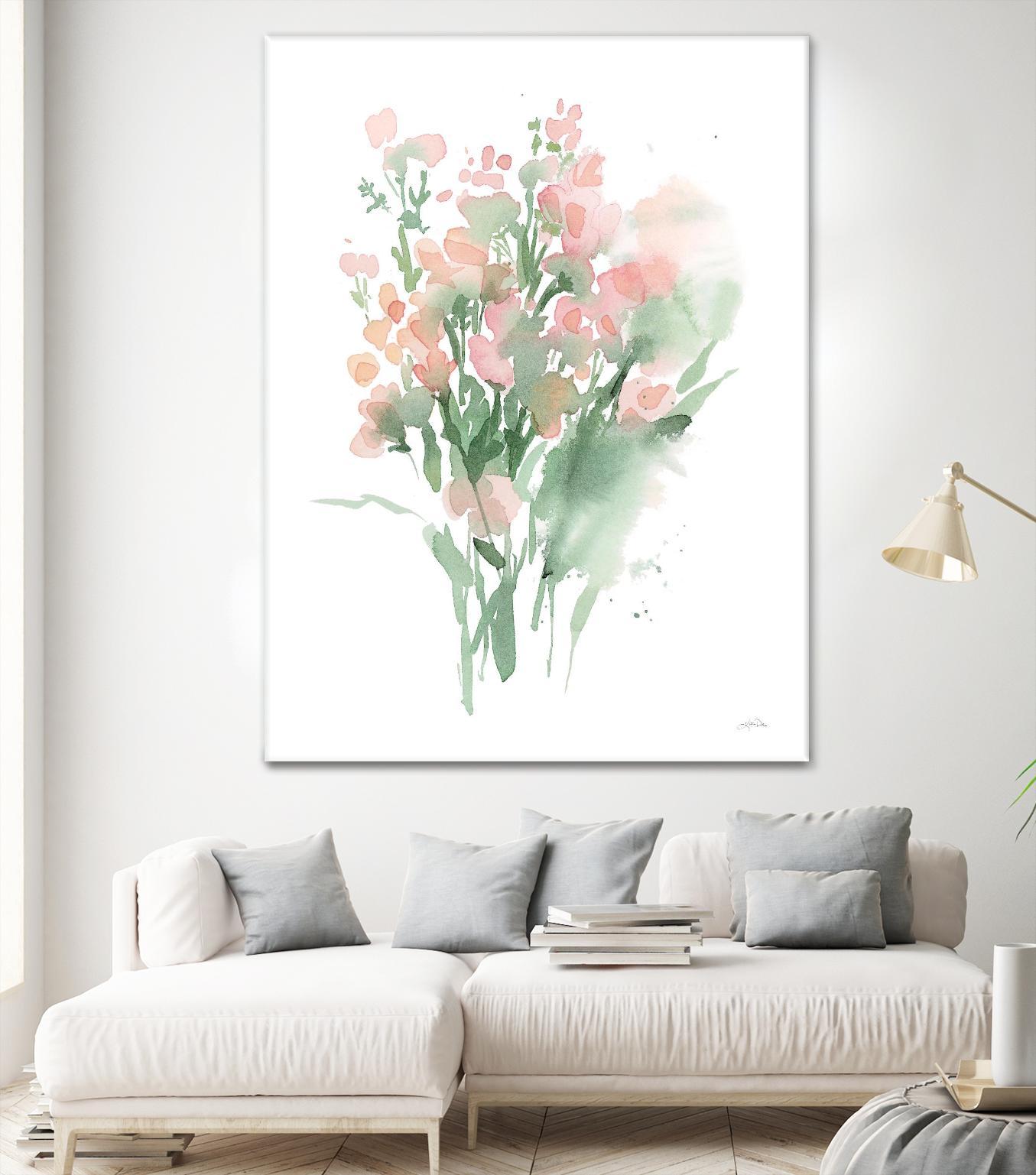 Vibrant Blooms II by Katrina Pete on GIANT ART - abstract abstract