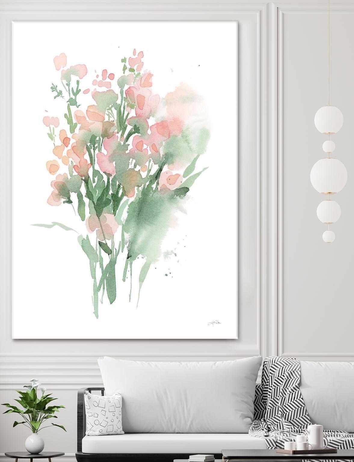 Vibrant Blooms II by Katrina Pete on GIANT ART - abstract abstract