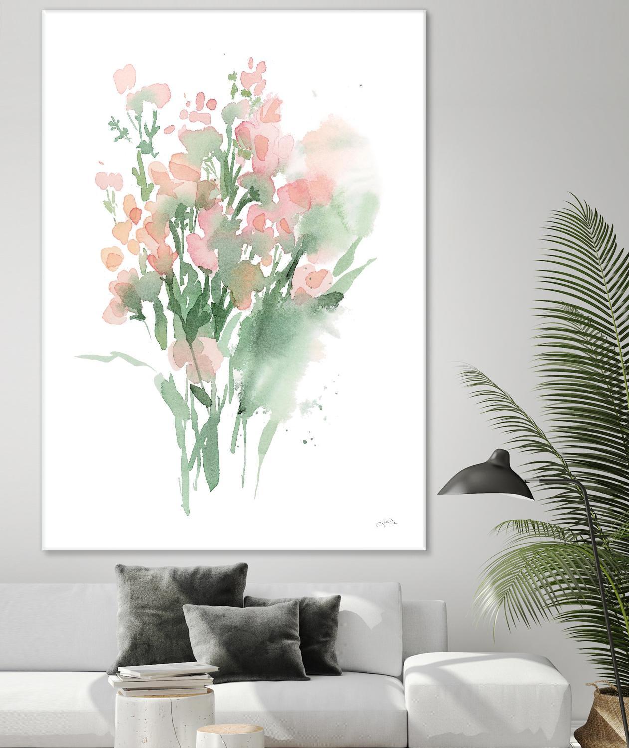 Vibrant Blooms II by Katrina Pete on GIANT ART - abstract abstract