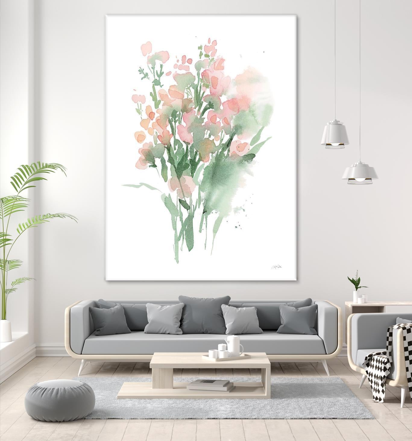 Vibrant Blooms II by Katrina Pete on GIANT ART - abstract abstract