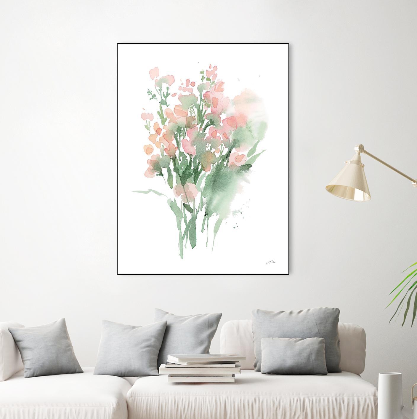 Vibrant Blooms II by Katrina Pete on GIANT ART - abstract abstract