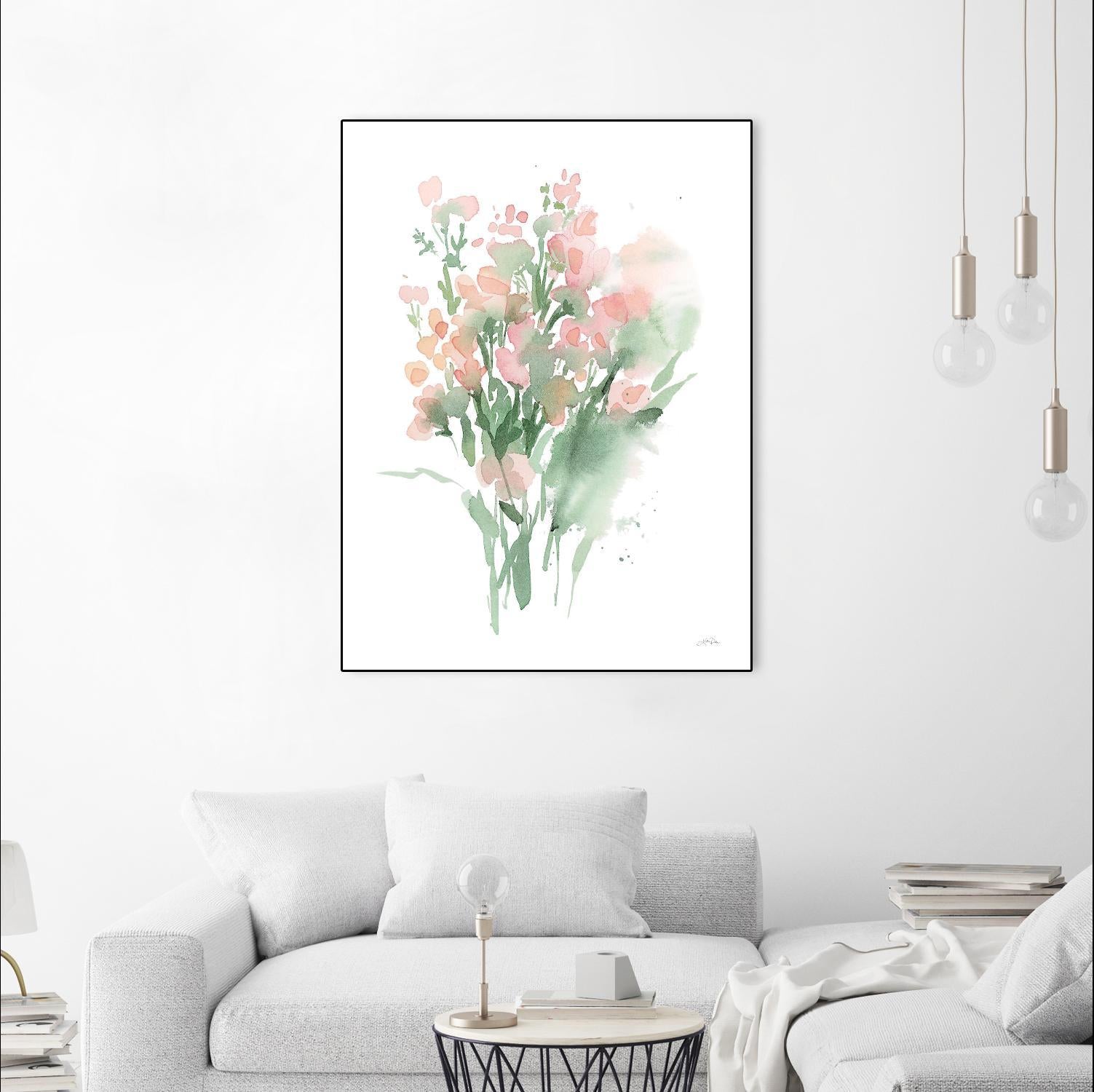 Vibrant Blooms II by Katrina Pete on GIANT ART - abstract abstract