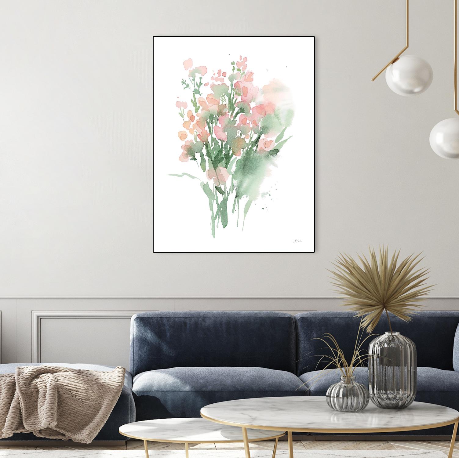 Vibrant Blooms II by Katrina Pete on GIANT ART - abstract abstract