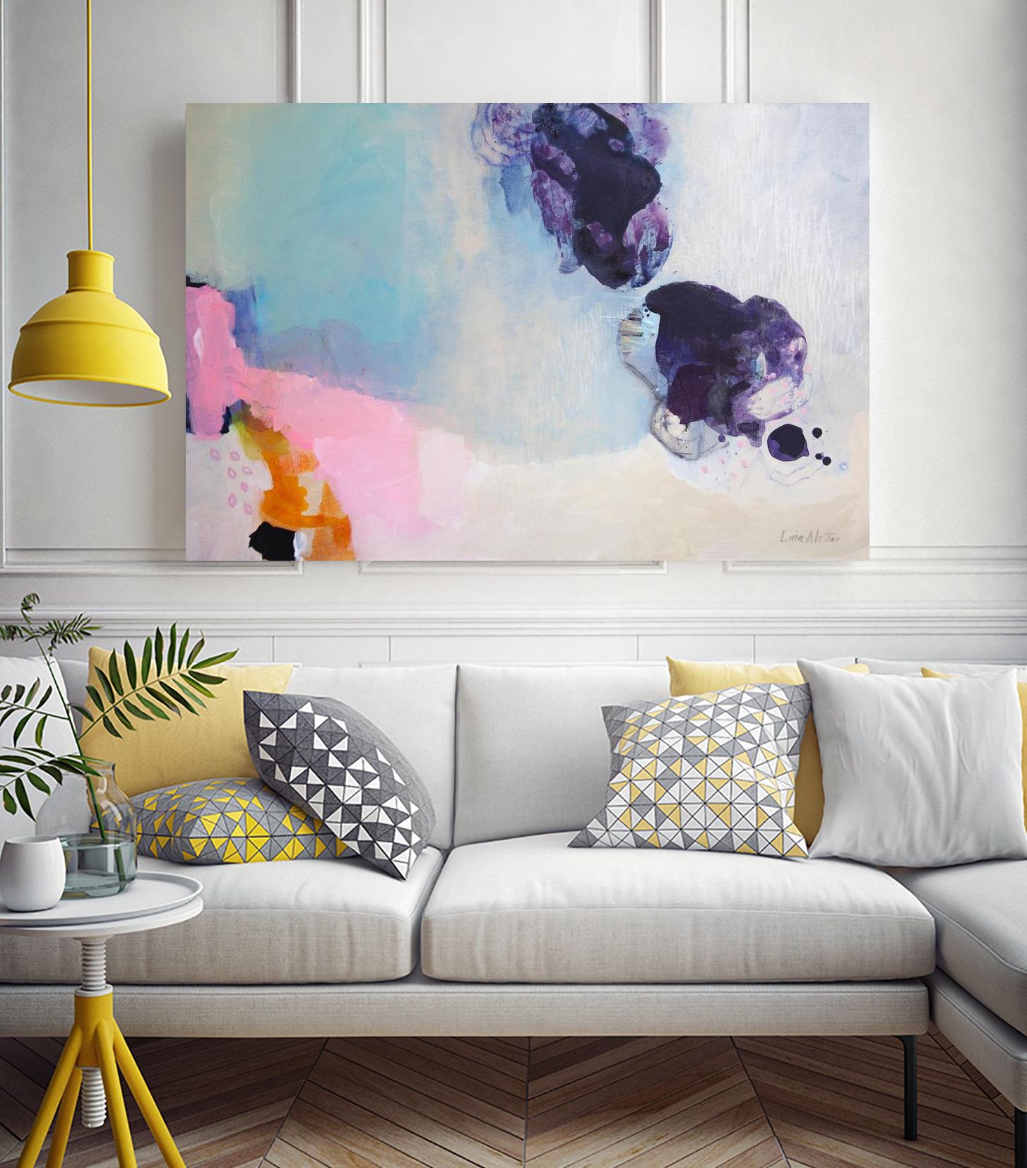 A Pair of Things by Lina Alattar on GIANT ART - multicolor abstracts; contemporary