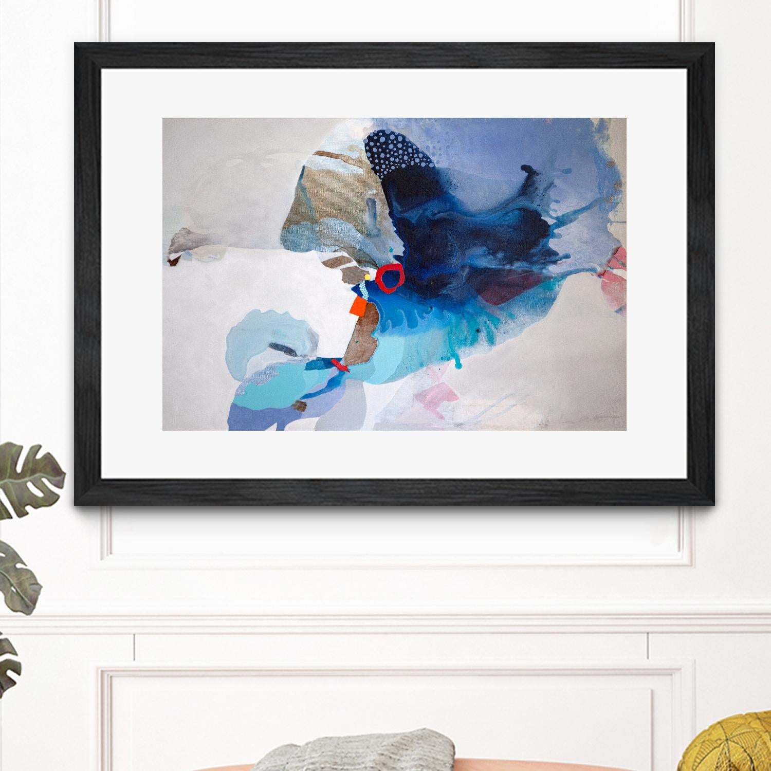 Ocean Tides by Lina Alattar on GIANT ART - multicolor abstracts, contemporary