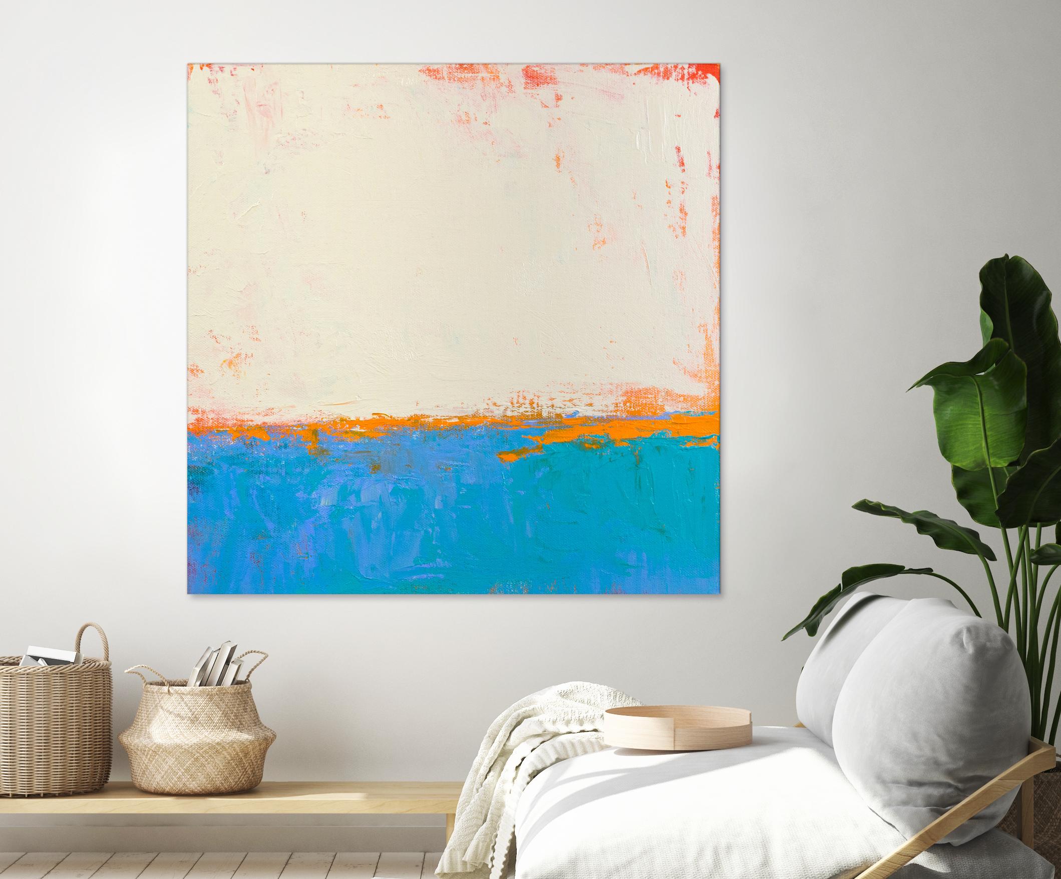 Calm seas by Don Bishop on GIANT ART - beige abstract