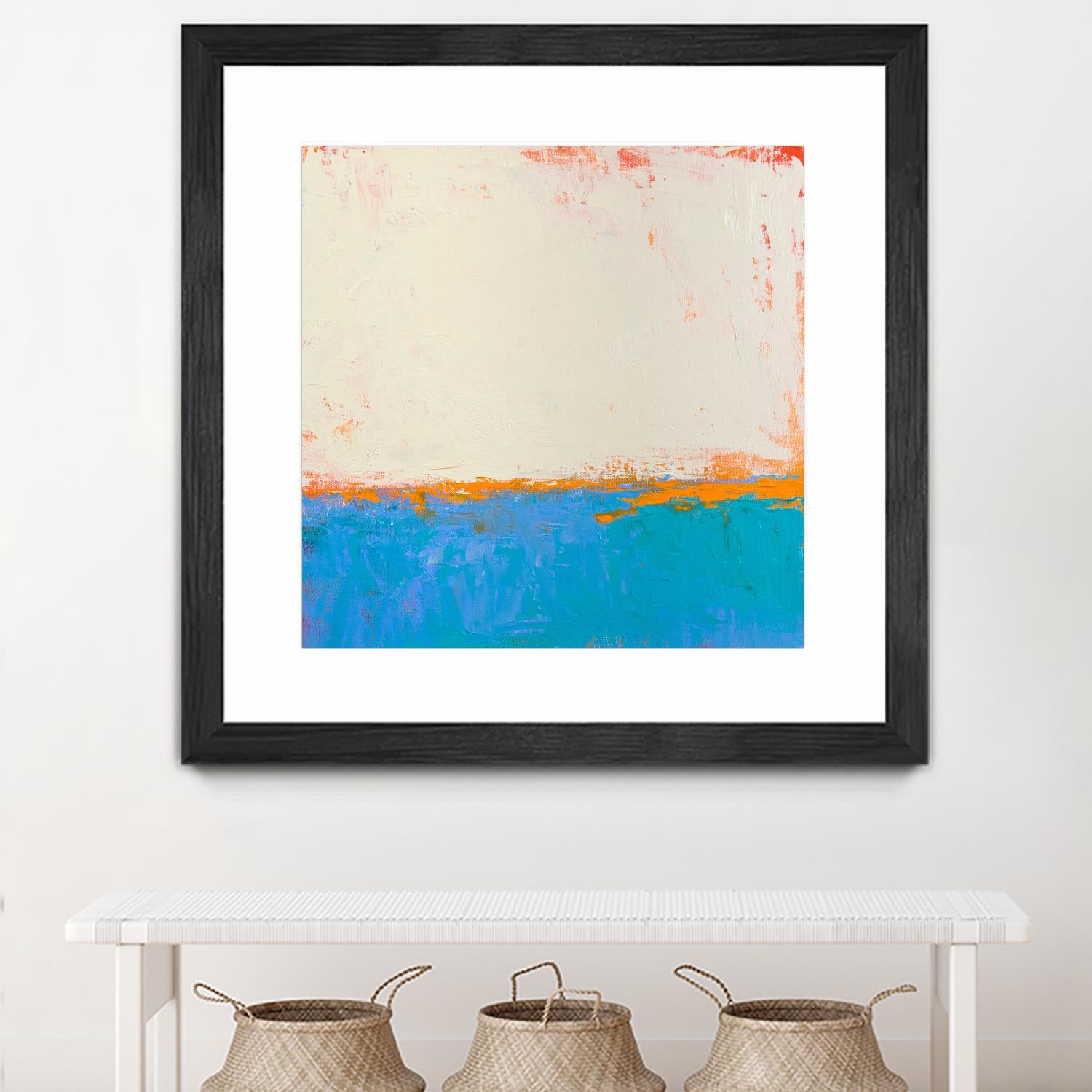 Calm seas by Don Bishop on GIANT ART - beige abstract
