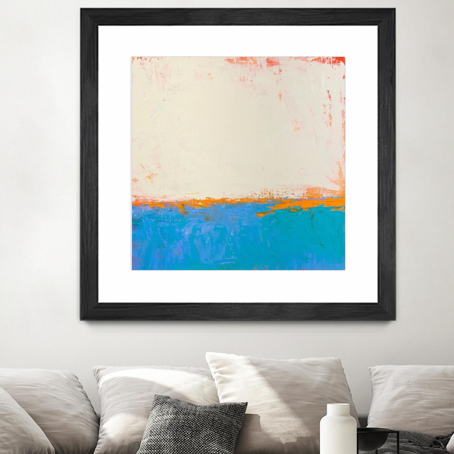 Calm seas by Don Bishop on GIANT ART - beige abstract