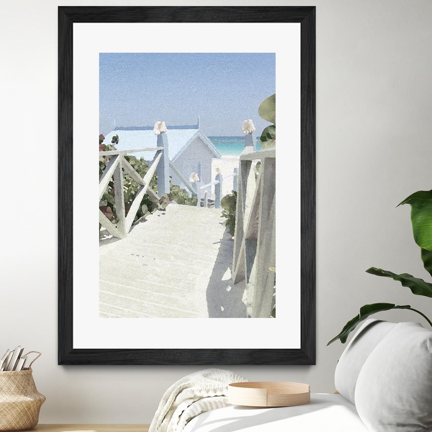 Noon Shadows by Noah Bay on GIANT ART - multi coastal, landscapes, beaches, ocean