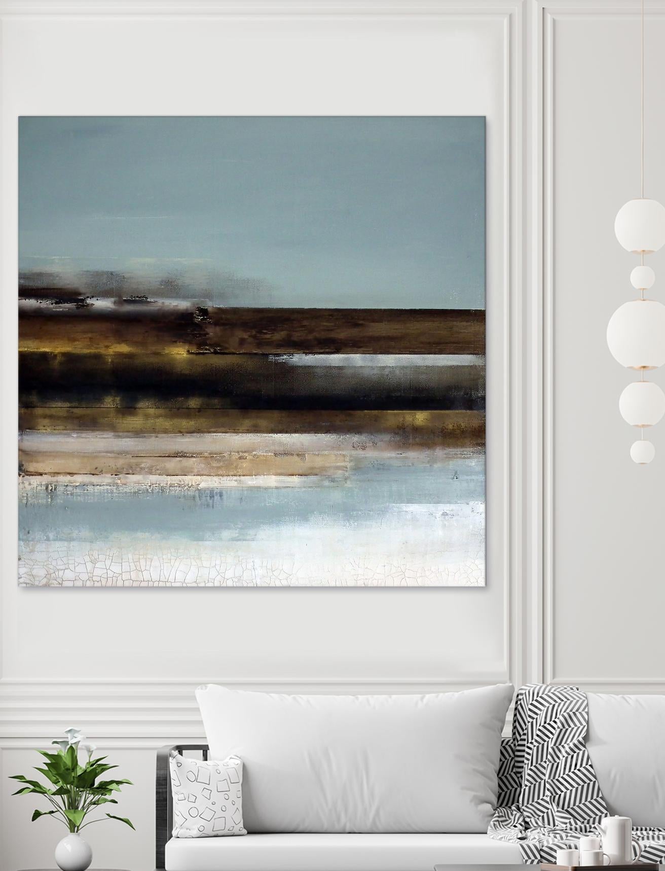 Distant Shore by Susan Cordes on GIANT ART - multi abstracts, contemporary