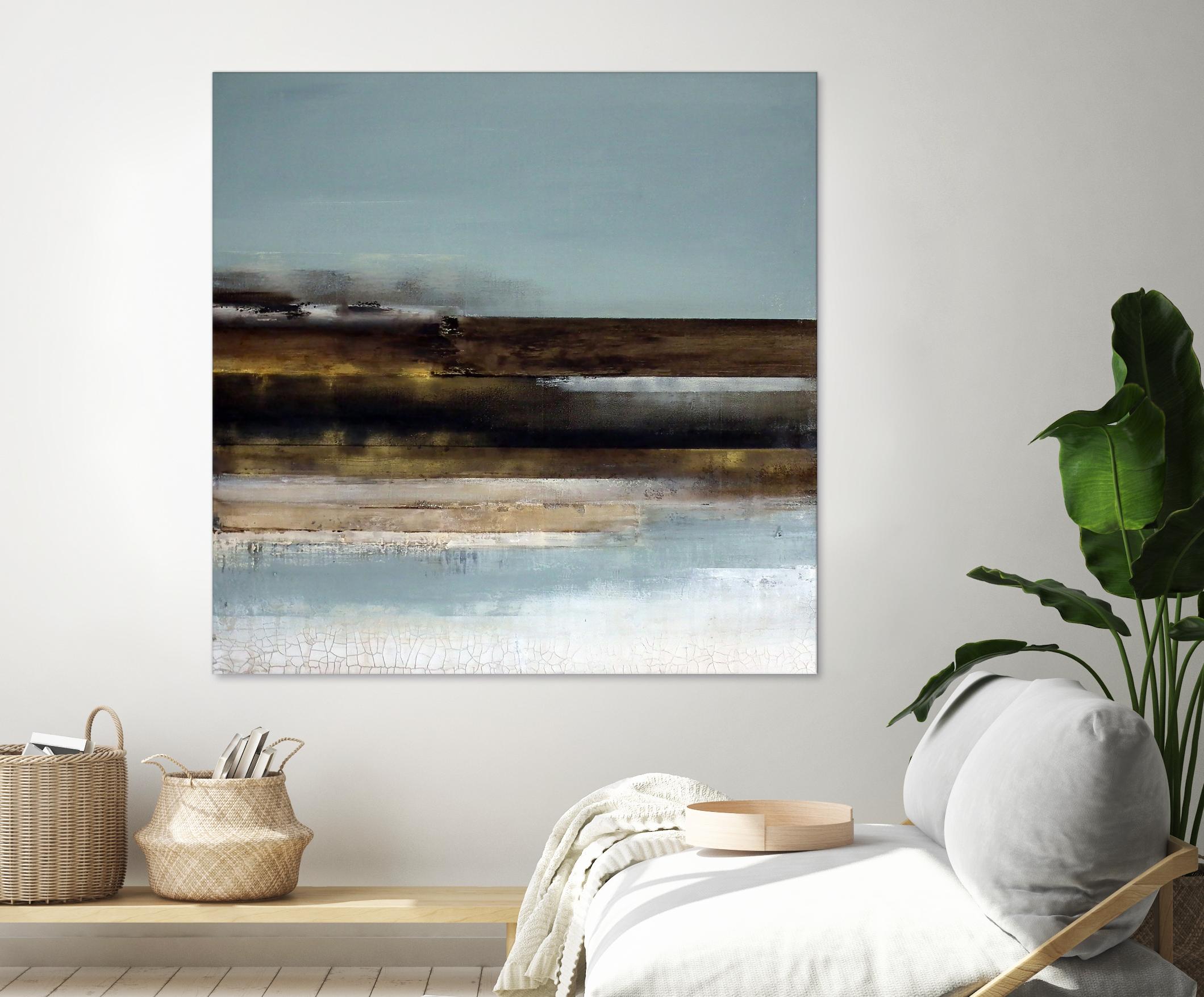 Distant Shore by Susan Cordes on GIANT ART - multi abstracts, contemporary