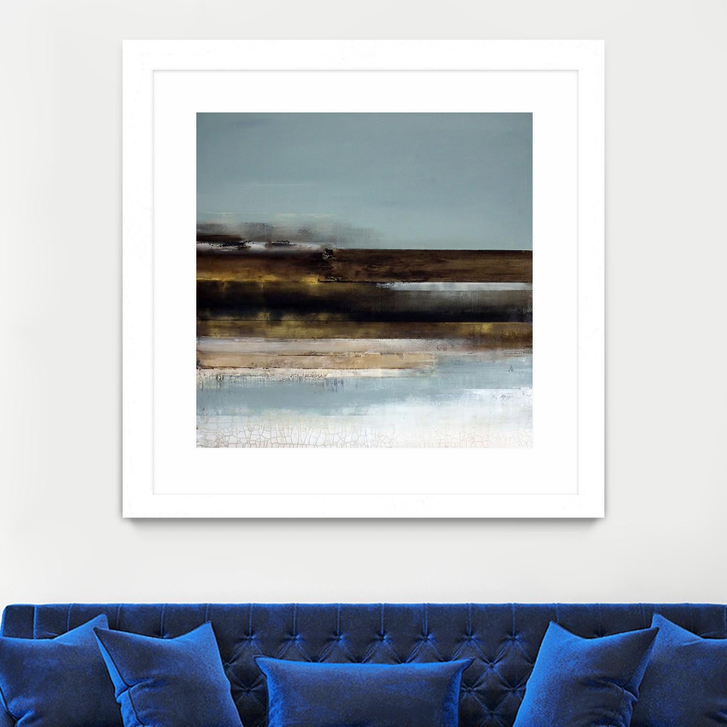 Distant Shore by Susan Cordes on GIANT ART - multi abstracts, contemporary