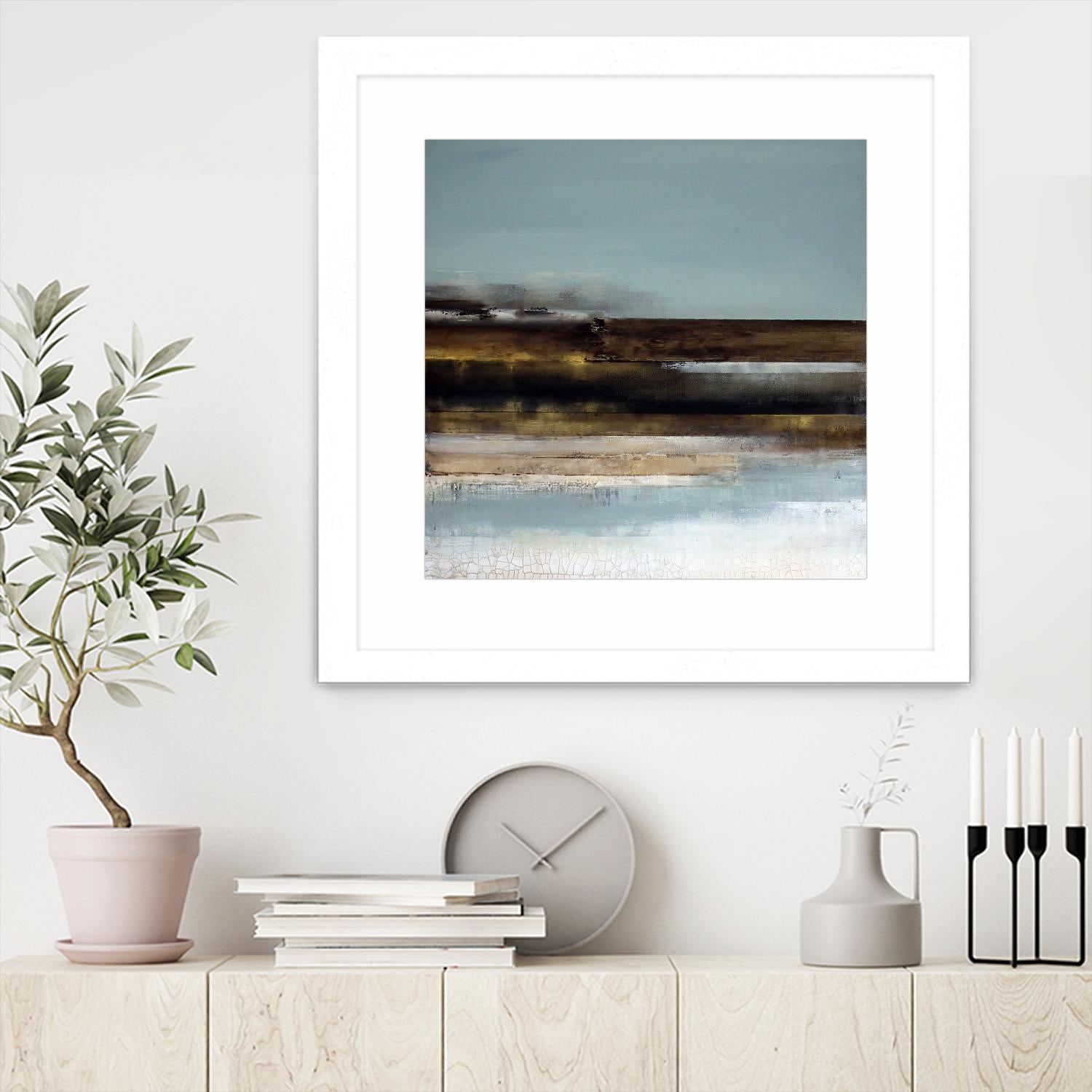 Distant Shore by Susan Cordes on GIANT ART - multi abstracts, contemporary