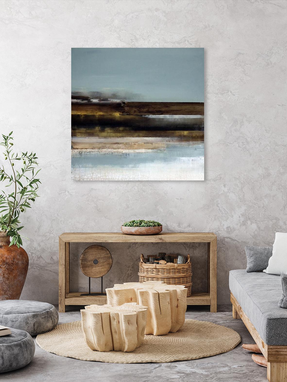 Distant Shore by Susan Cordes on GIANT ART - multi abstracts, contemporary