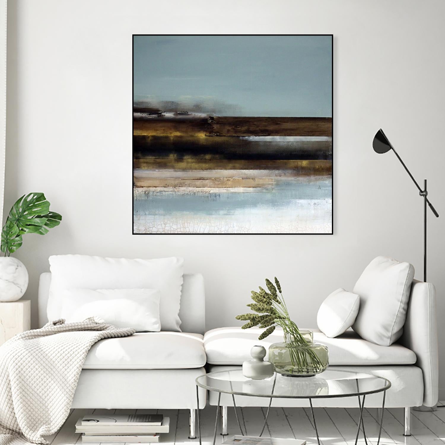 Distant Shore by Susan Cordes on GIANT ART - multi abstracts, contemporary