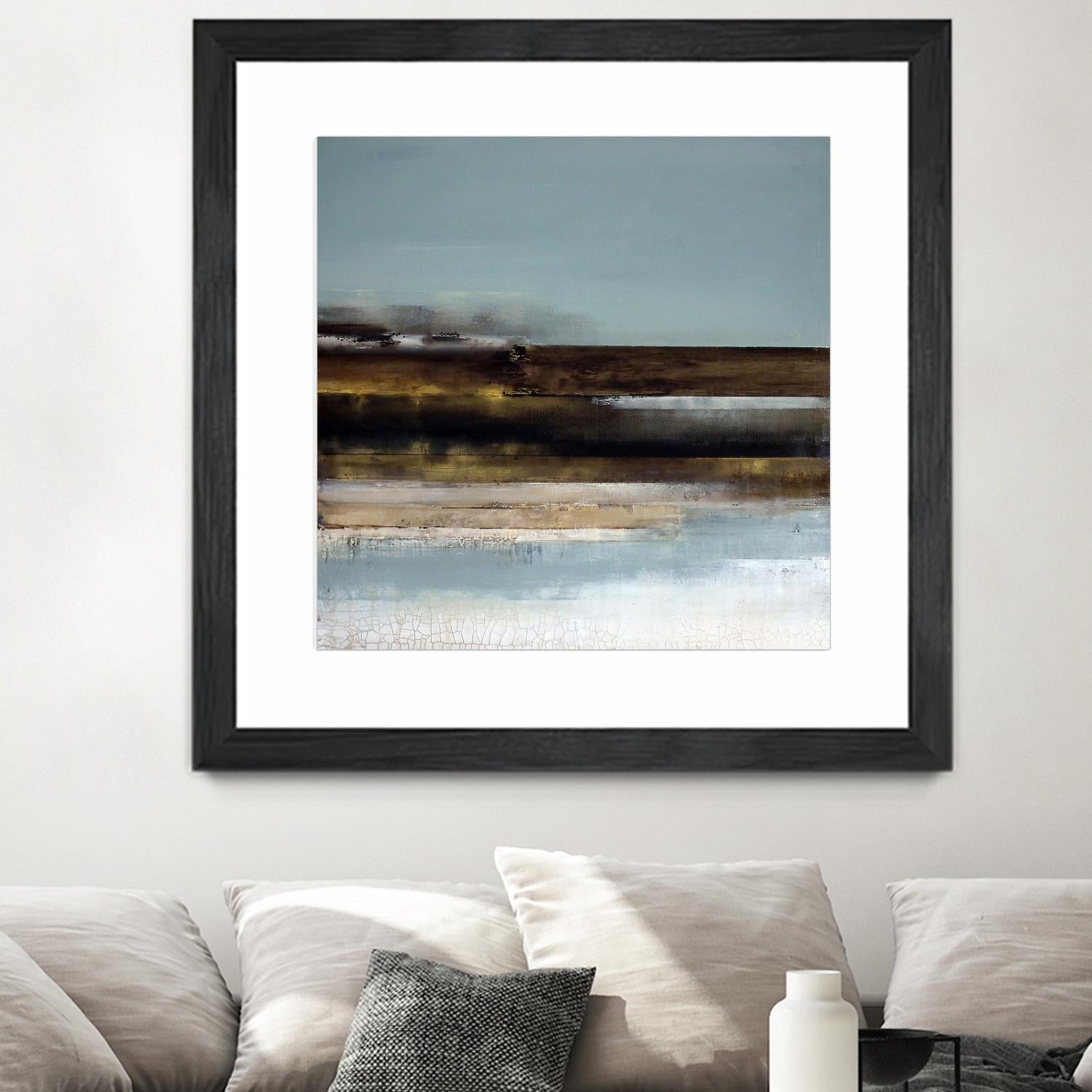 Distant Shore by Susan Cordes on GIANT ART - multi abstracts, contemporary