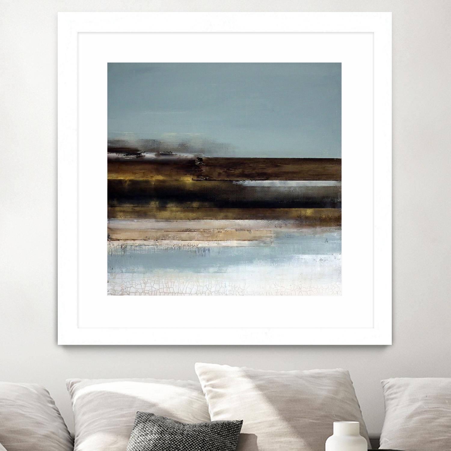 Distant Shore by Susan Cordes on GIANT ART - multi abstracts, contemporary