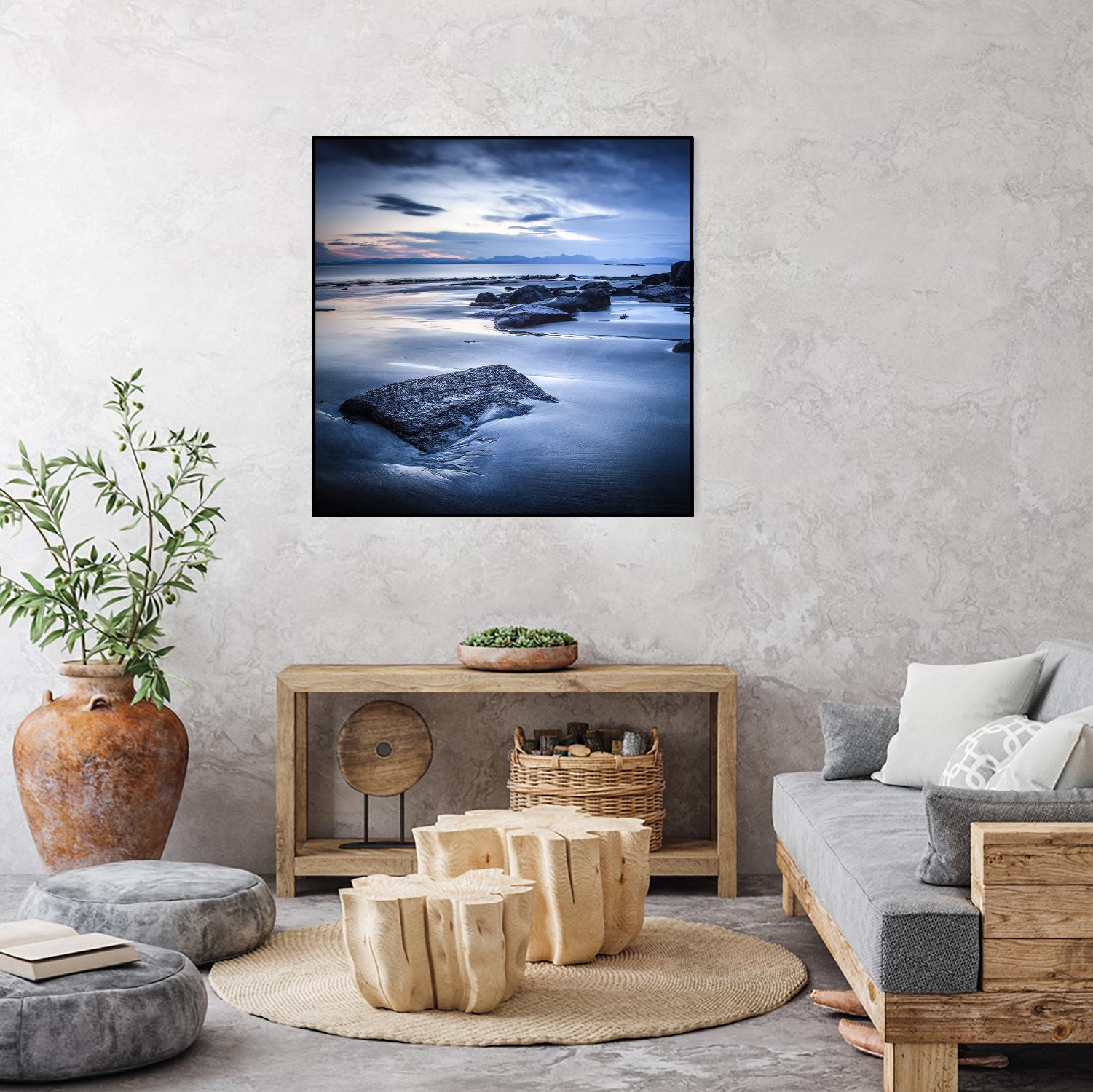 Staffen Bay, Looking East by Lynne Douglas on GIANT ART - multicolor photography; landscapes; coastal