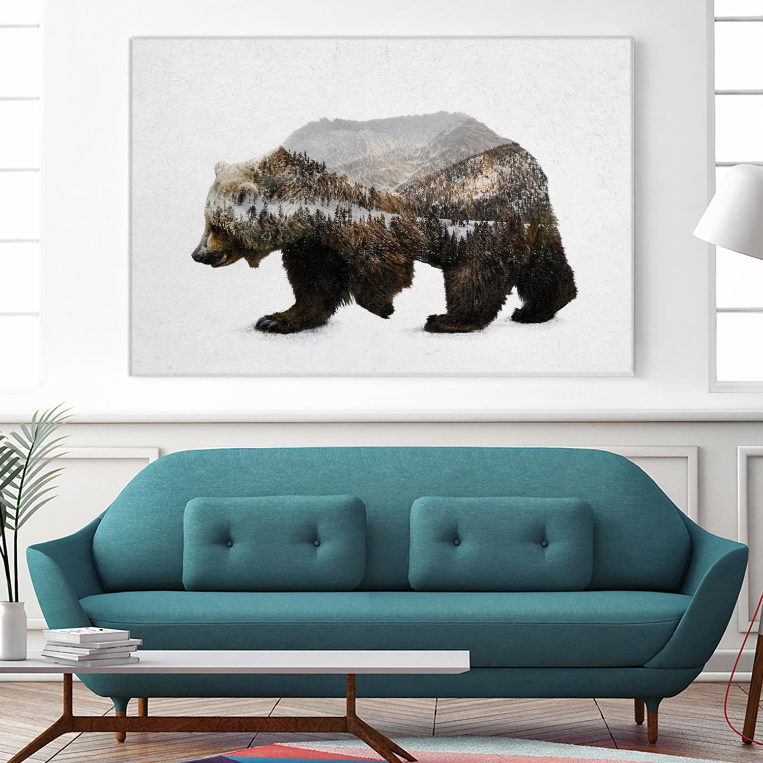 The Kodiak Brown Bear by Davies Babies on GIANT ART - white animals