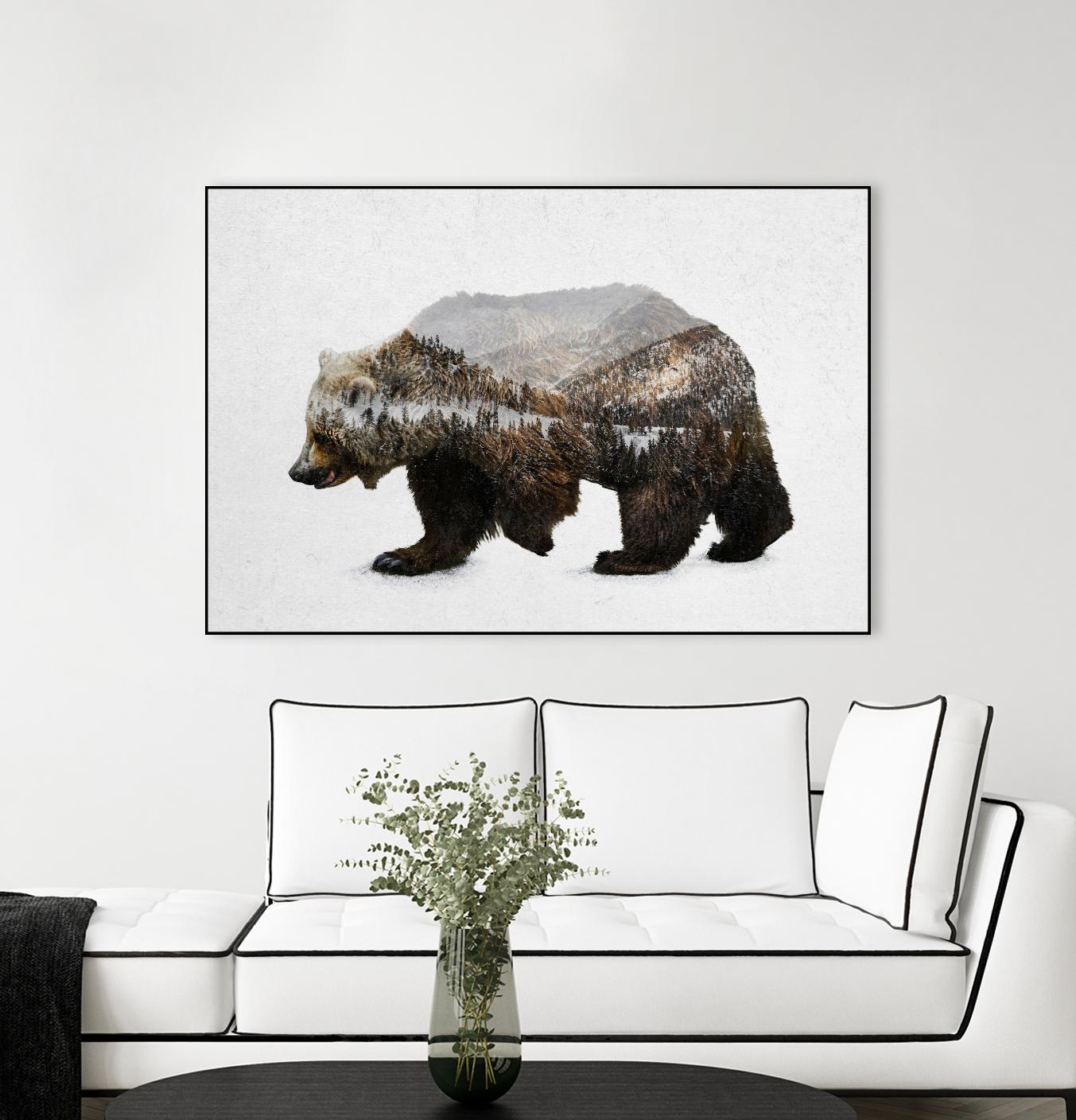 The Kodiak Brown Bear by Davies Babies on GIANT ART - white animals