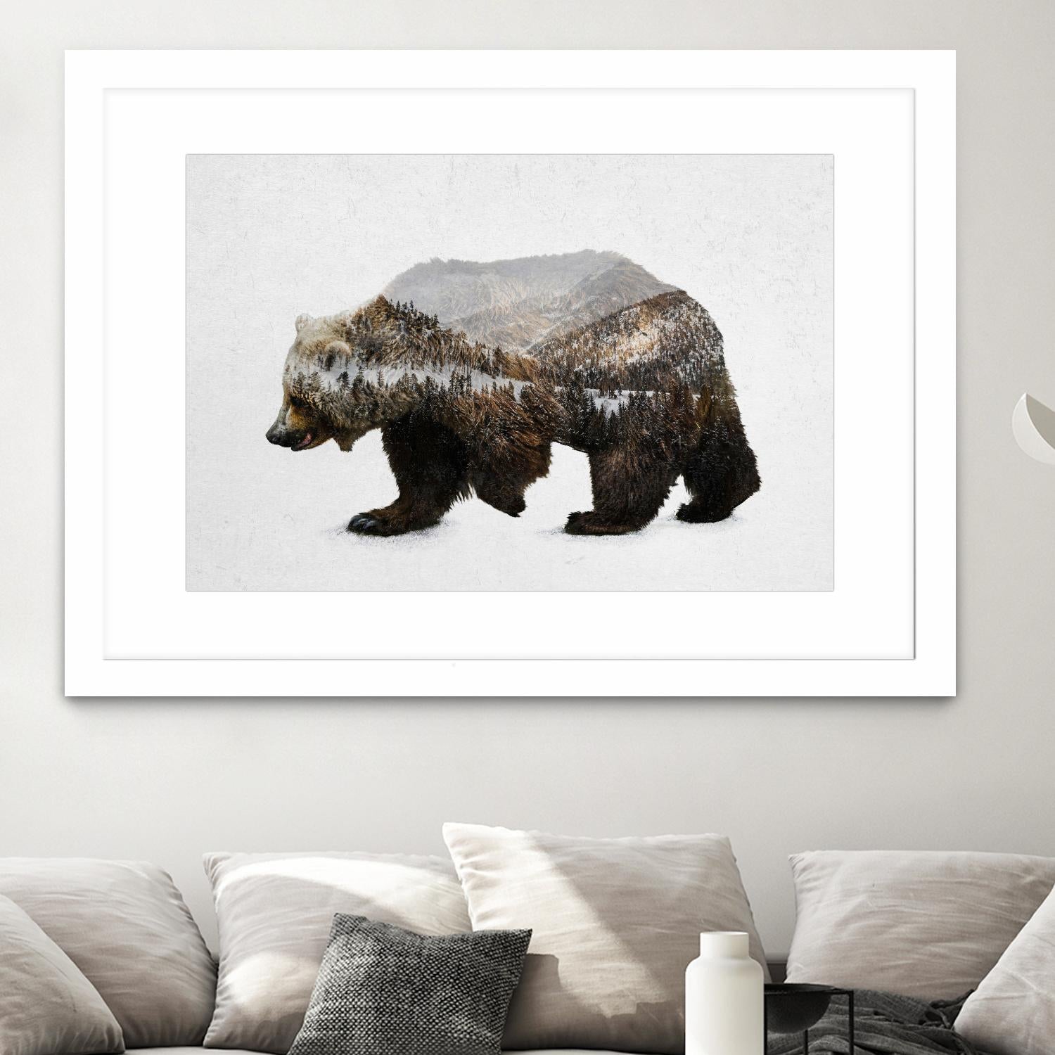 The Kodiak Brown Bear by Davies Babies on GIANT ART - white animals