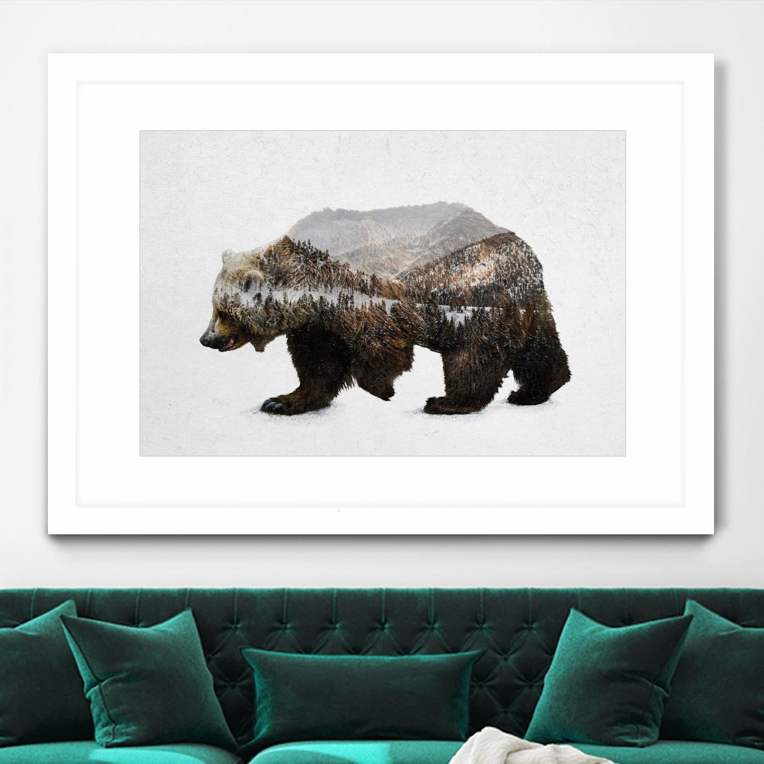 The Kodiak Brown Bear by Davies Babies on GIANT ART - white animals