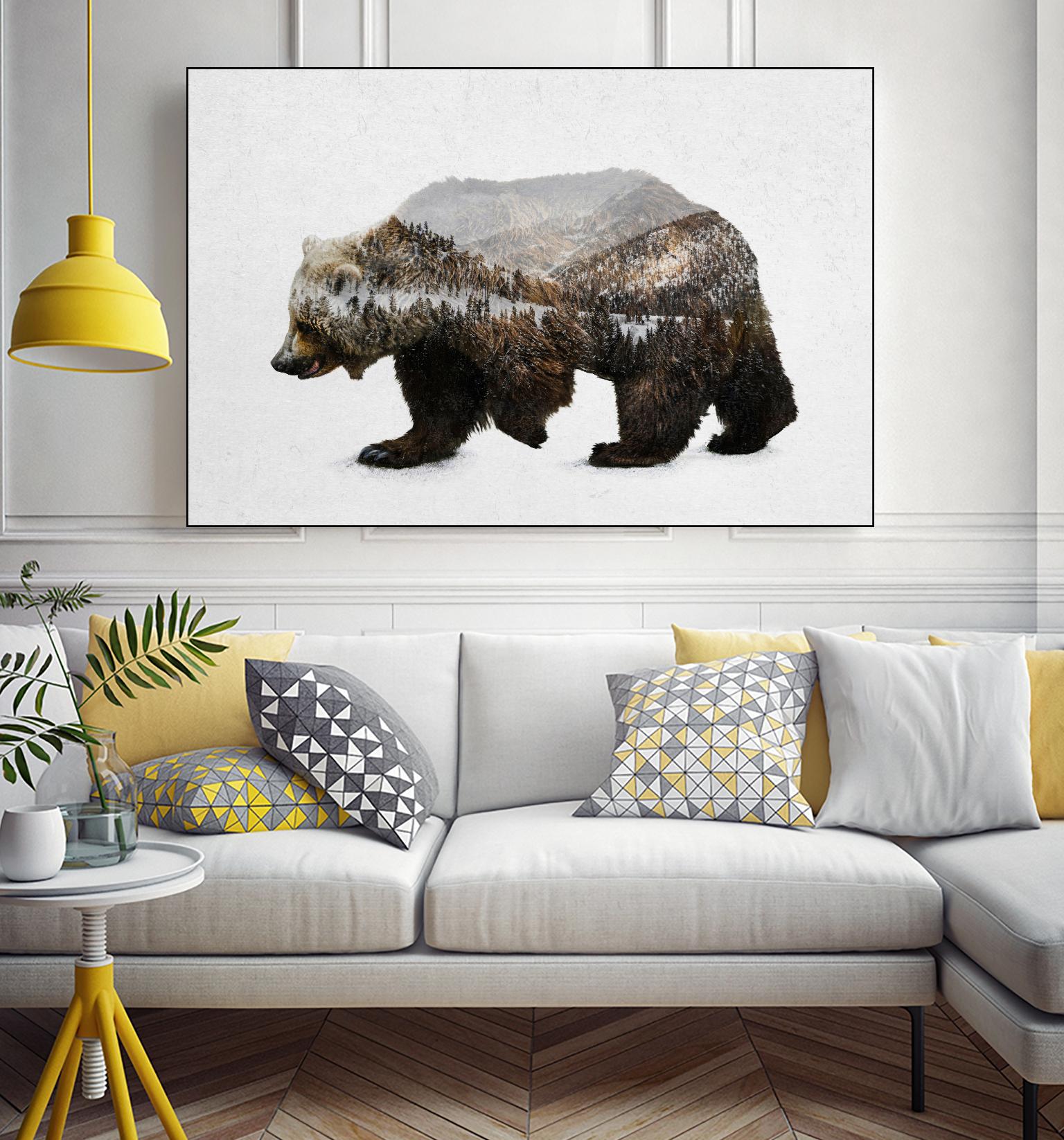 The Kodiak Brown Bear by Davies Babies on GIANT ART - white animals
