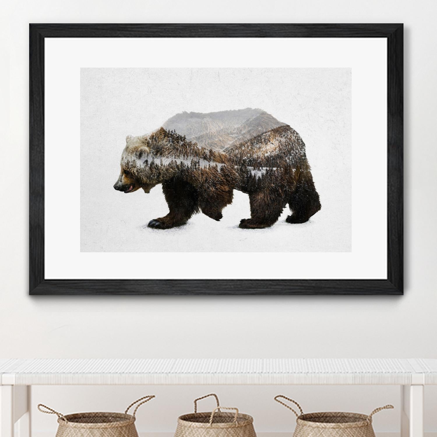 The Kodiak Brown Bear by Davies Babies on GIANT ART - white animals