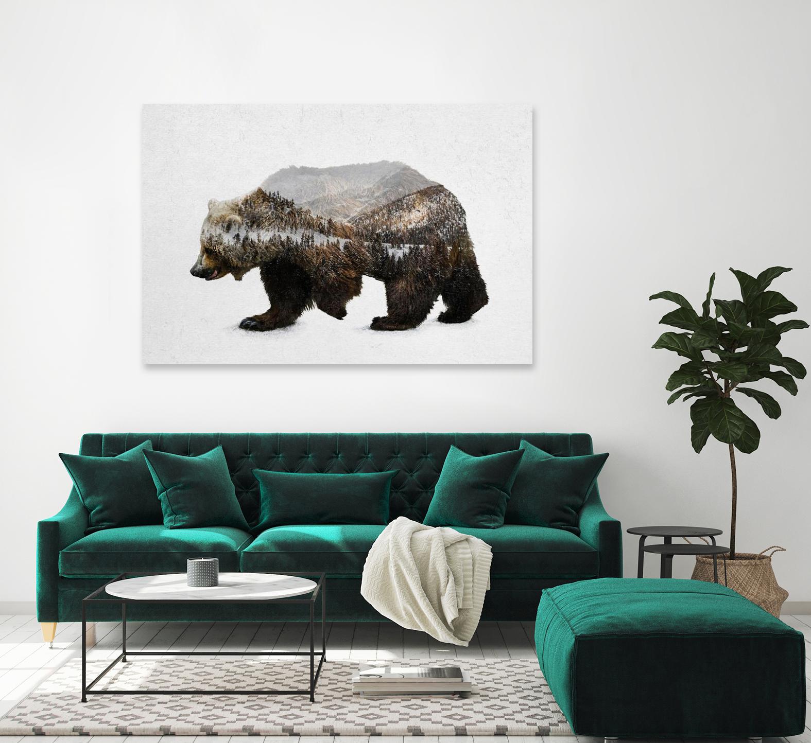 The Kodiak Brown Bear by Davies Babies on GIANT ART - white animals