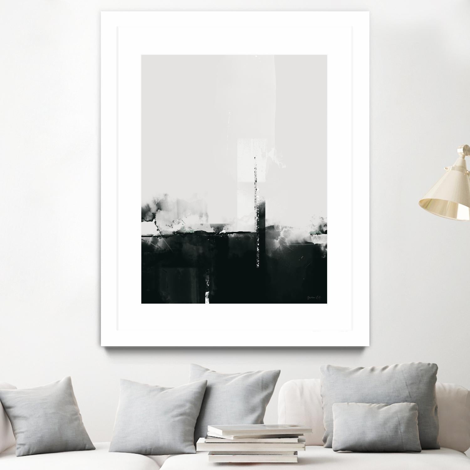 Big Smoke by Green Lili on GIANT ART - white black & white