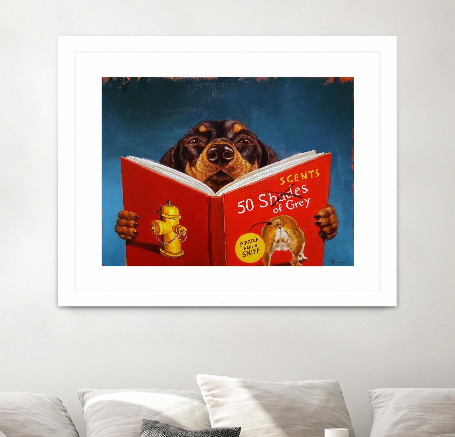 50 Scents of Grey by Lucia Heffernan on GIANT ART - multicolor urban/pop surrealism; animals